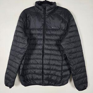 Mountain Warehouse Extreme 600 Down Mens Large Black Full Zip Puffer Jacket